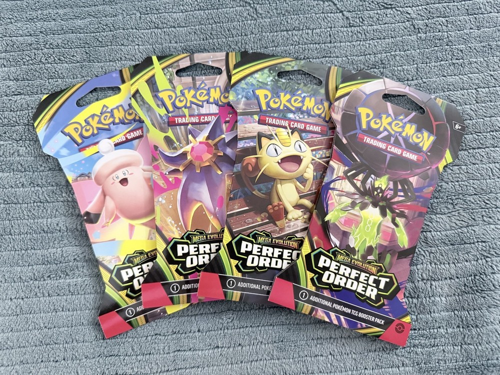 Pokémon TCG: Mega Evolution—Perfect Order Sleeved Booster Pack, 1 Pack Sealed