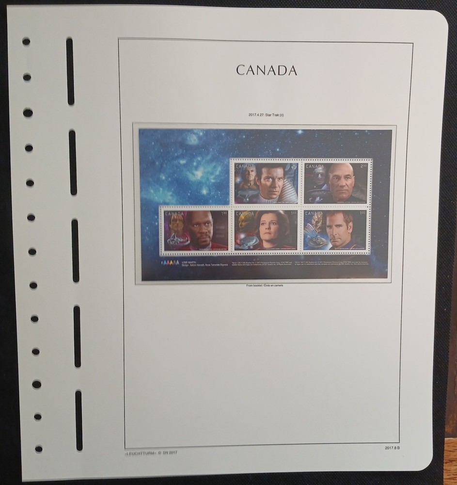 2017 Canada Year Set On Lighthouse/Leuchtturm Hingless Pages