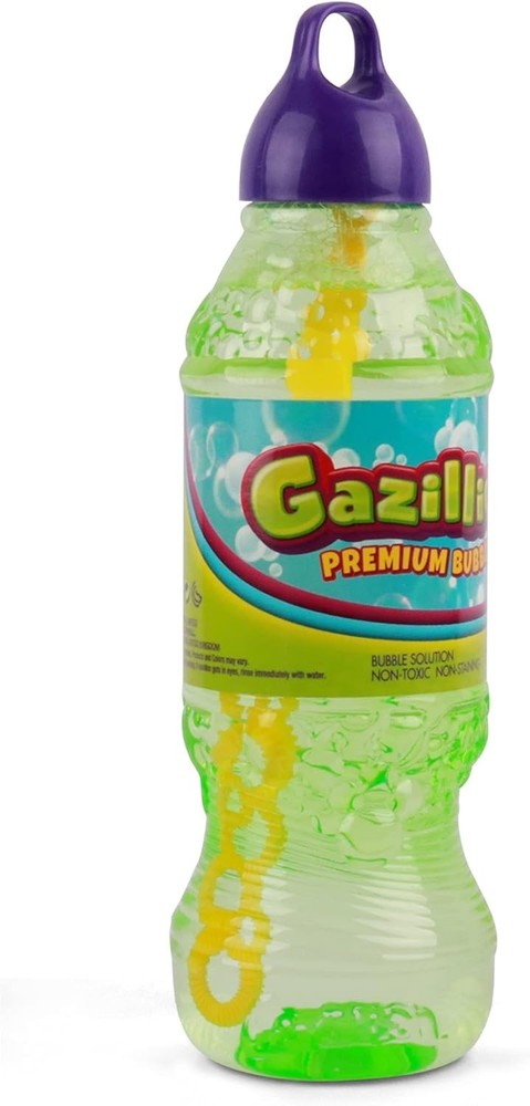 1 Liter Bubble Solution with 7-in-1 Wand - Safe & Non-Toxic Fun
