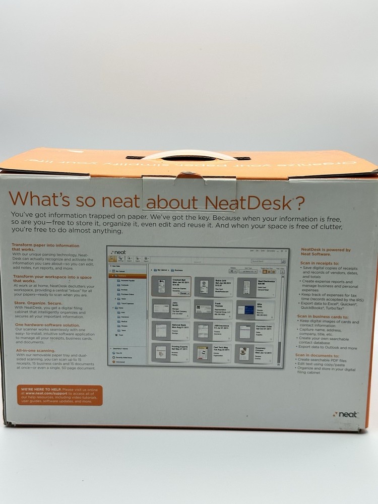 Neat Desk ND1000 Desktop Scanner and Digital Filing System