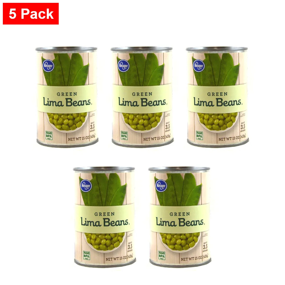 KG Green Lima Beans 15.25 oz - 5 Pack