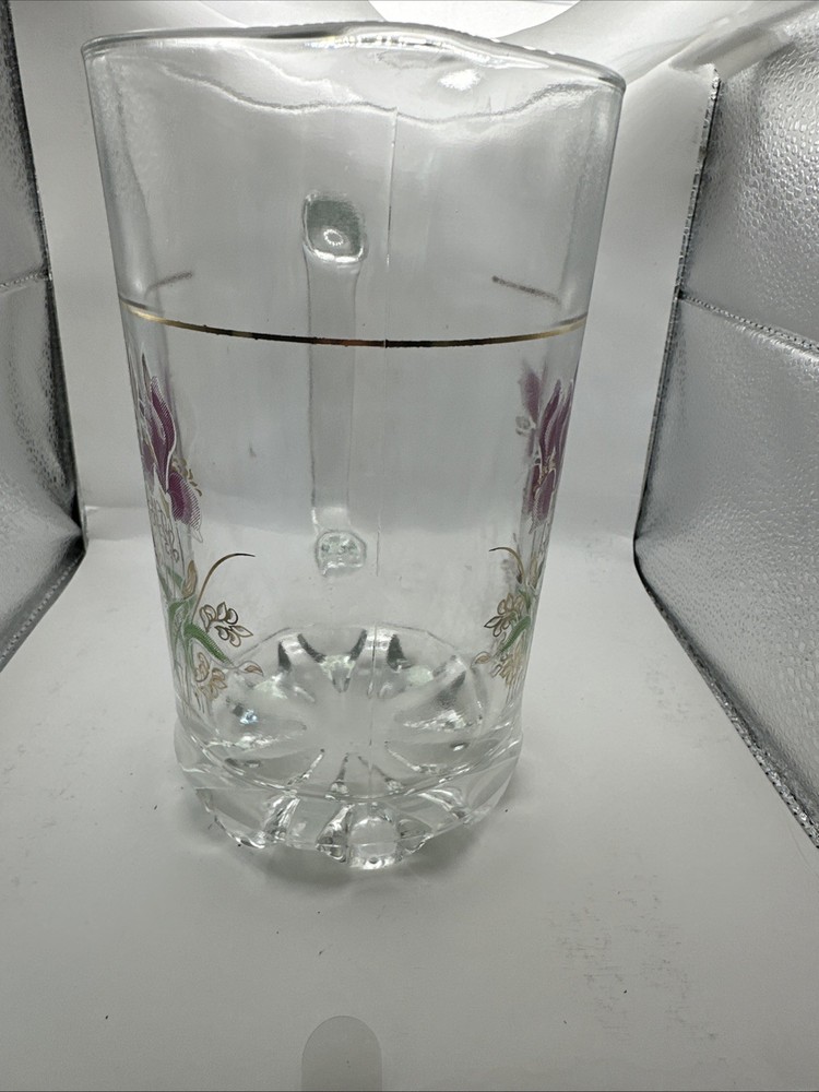 Glass Pitcher Verve De Val Bor Iris