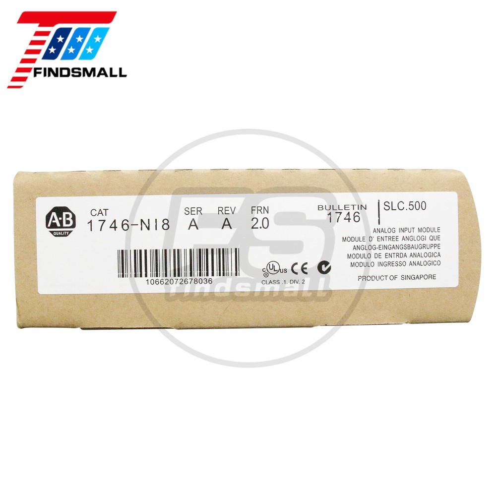 Sealed box 1746-NI8 SLC 500 PLC Analog Input Module