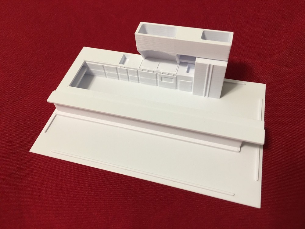 Interior kit for the Walthers White Tower Restaurant