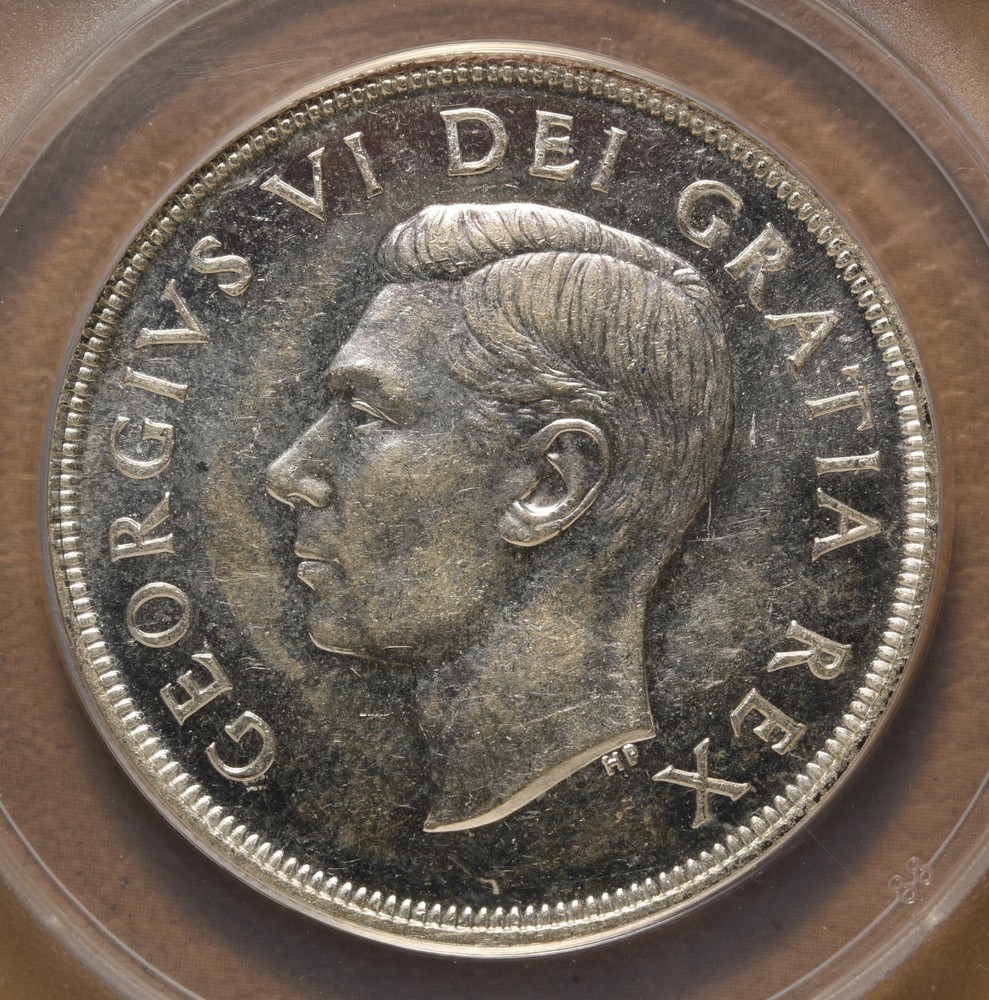 1950 Canada Silver Dollar ANACS MS62
