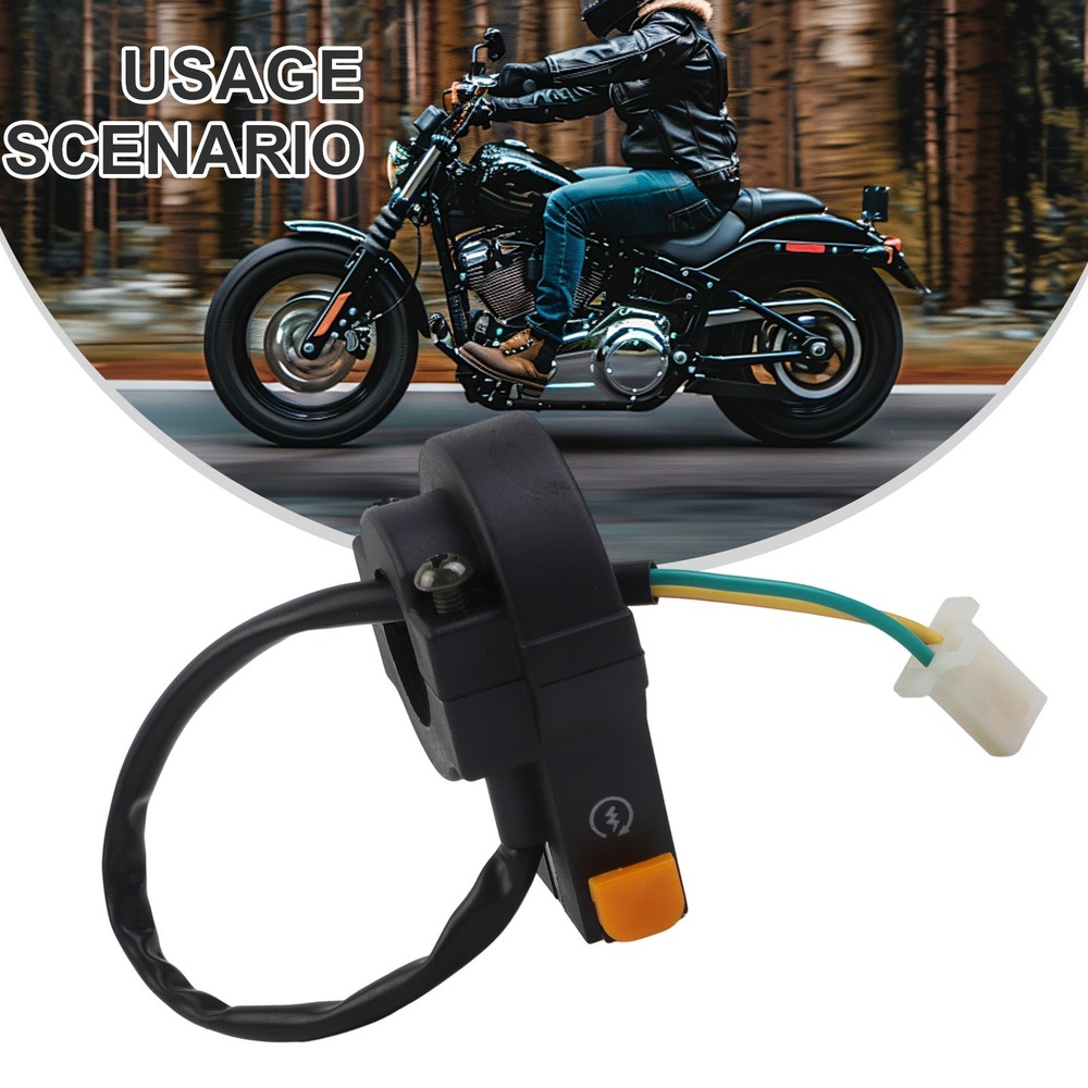 Motorcycle Electric Start Button Switch Installation Ready for Most Models