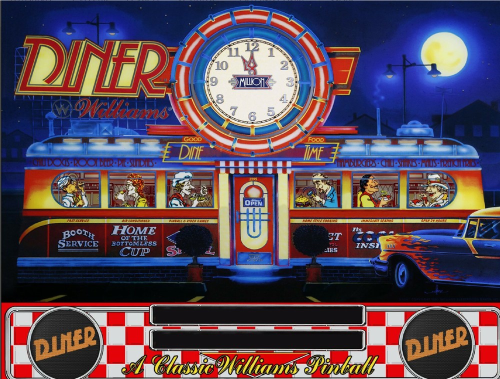 DINER Pinball - NON GHOSTING Lighting Kit custom SUPER BRIGHT KIT
