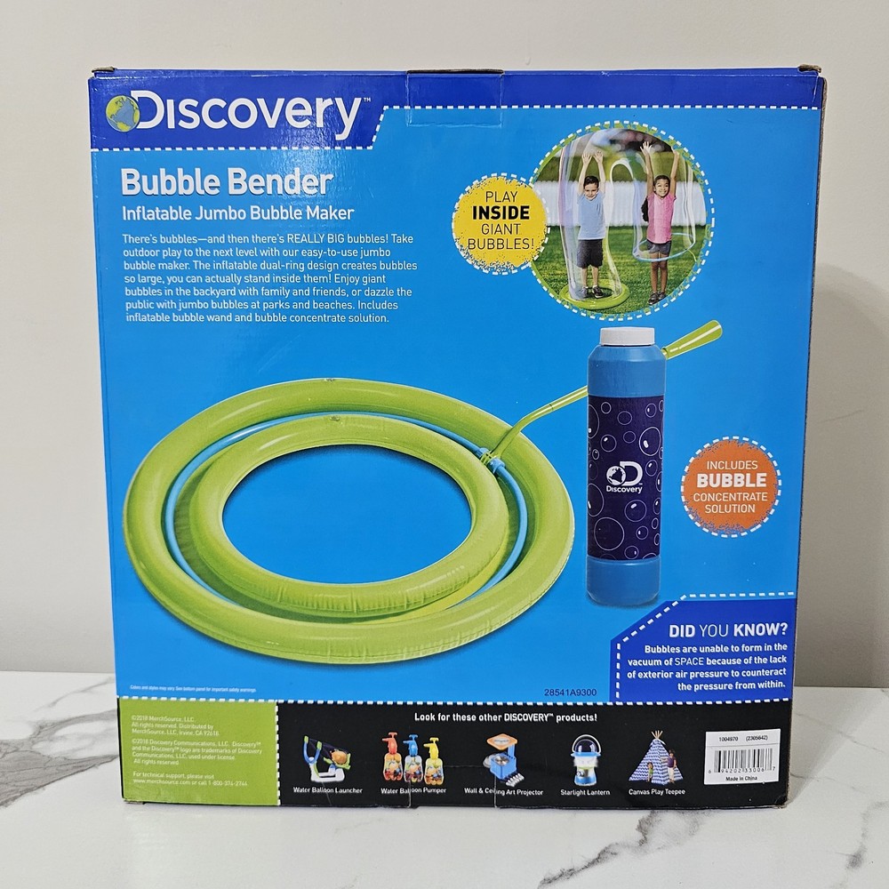 Discovery Bubble Bender Inflatable Jumbo Maker