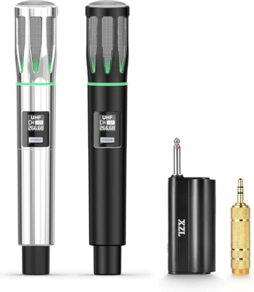 Professional Wireless Microphones, Rechargeable UHF Dynamic Microphone