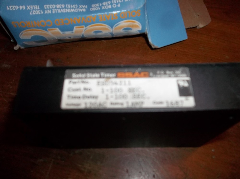 NEW SSAC ESD54211 Solid State Timer Relay