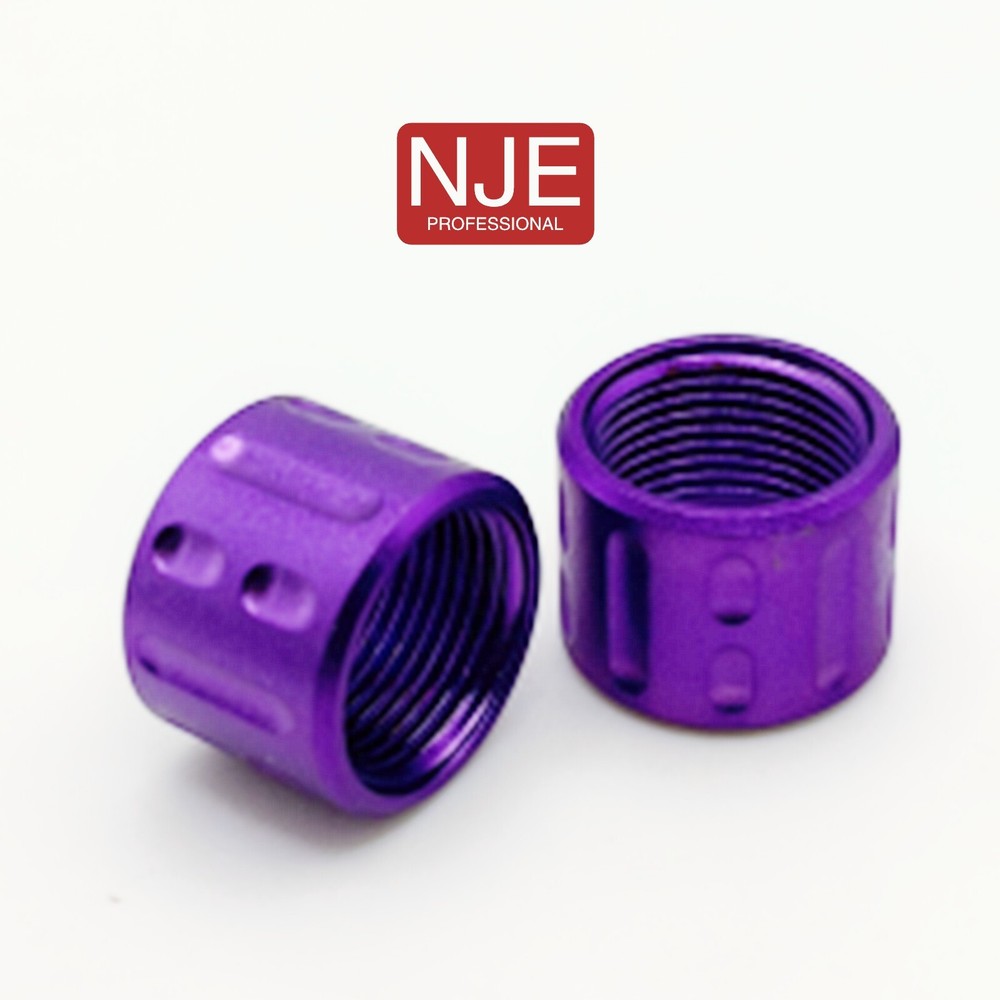 2 Pack Thread Protector 1/2x28 FOR its 9MM.22LR .357 SigAnodized Aluminum Purple