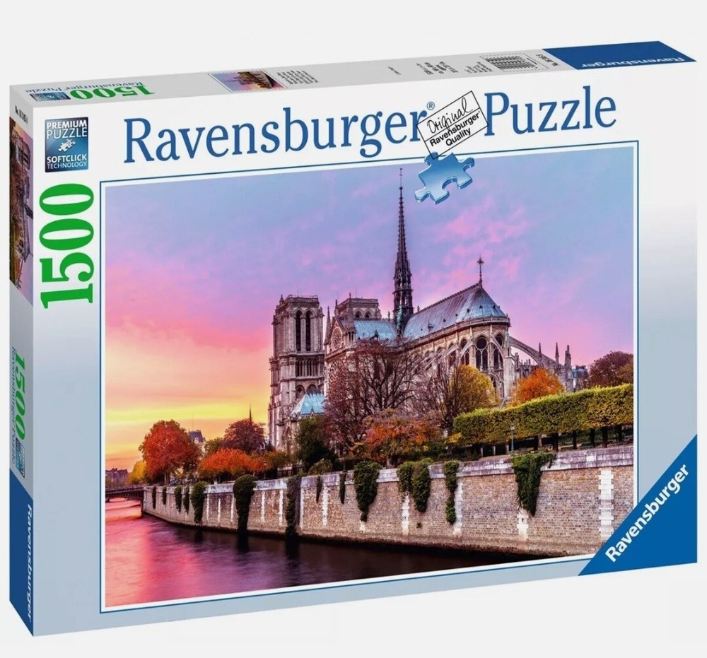 Puzzle 1500 elementów. Malownicze Notre Dame
