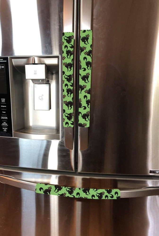Halloween Cats Refrigerator Oven Dishwasher Handle Covers