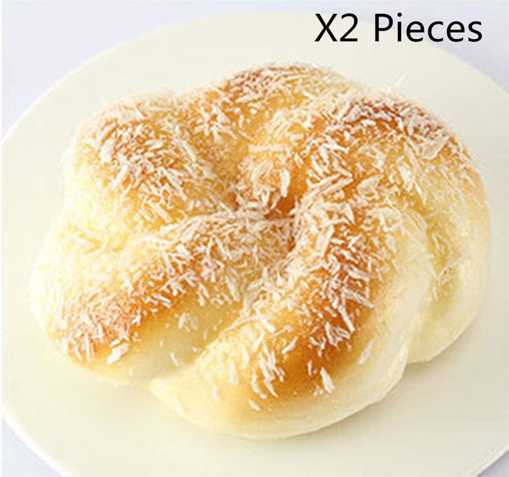 Simulation Food PU Fake Bread Model 8 Pieces