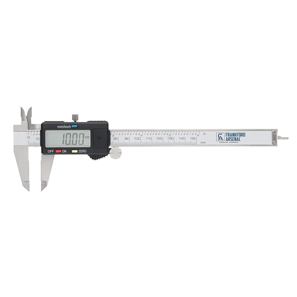 Electronic Caliper with LCD Display and Case for Reloading