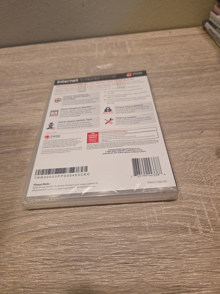 Trend Micro Internet Security (2014) 3 Devices - Windows 8 Mac IOS Android NEW