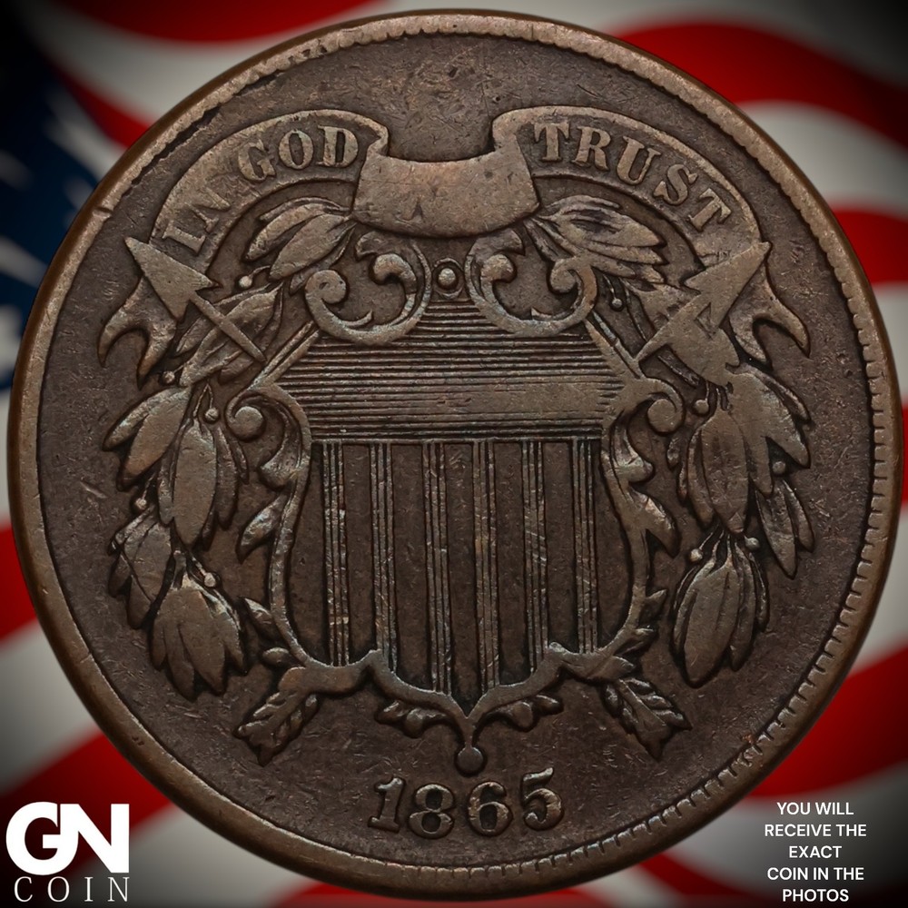 1865 2 Cent Piece A5066