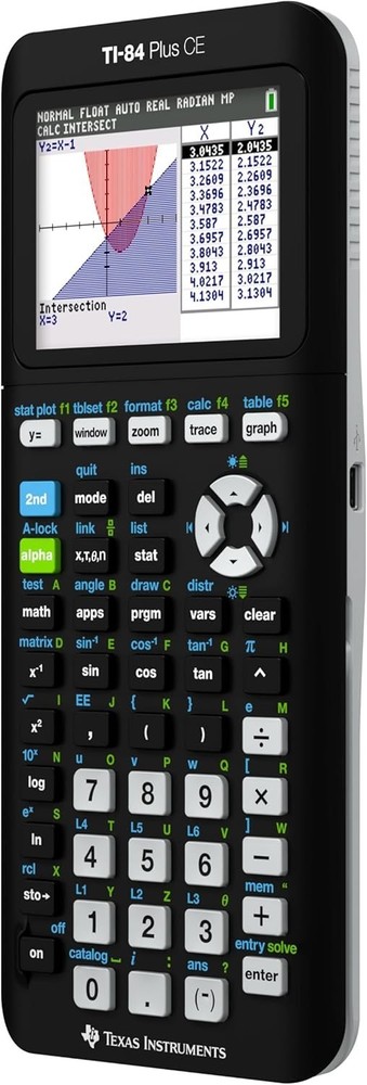 High-Resolution TI-84 Plus Graphing Calculator