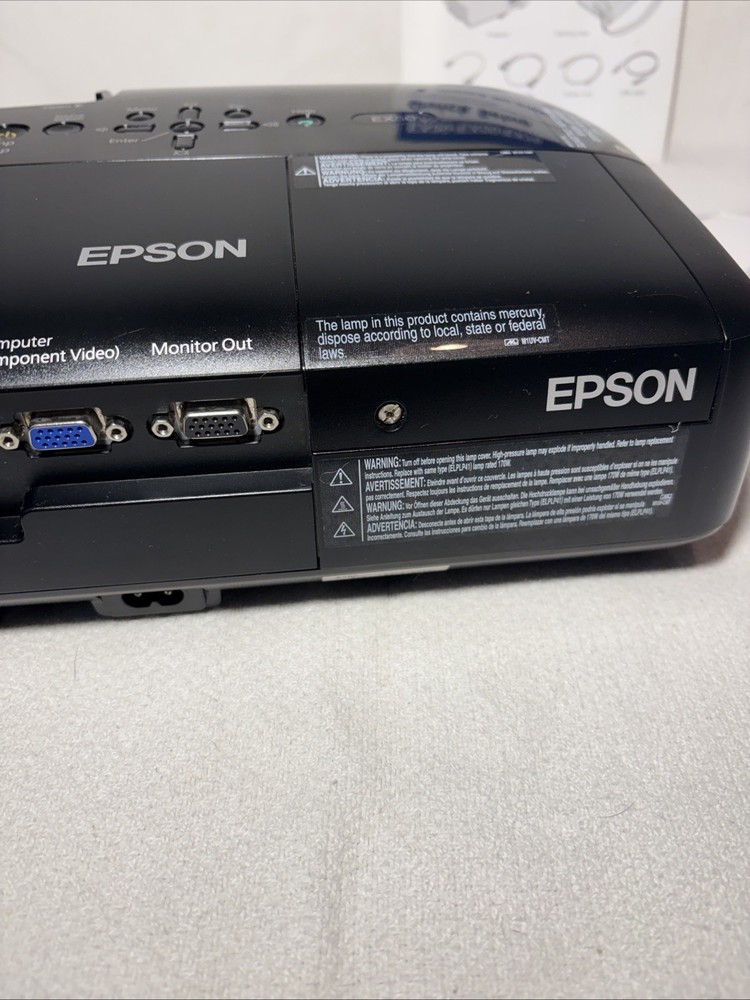 Epson H284A EX50 Digital 3LCD Projector - TESTED Working