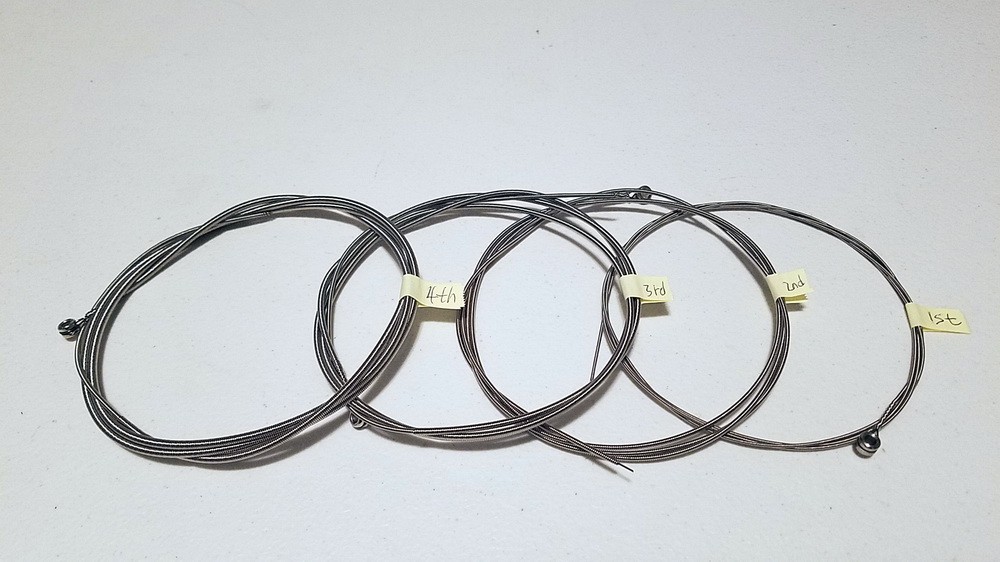 Professional Quality 4-String Bass Guitar Strings Set