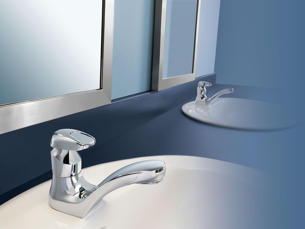 Moen 8884 Chrome One-Handle Metering Lavatory Faucet