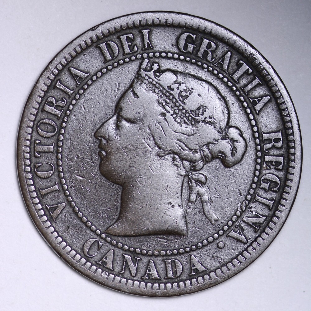 1876-H Canada One Cent HIGH GRADE R022