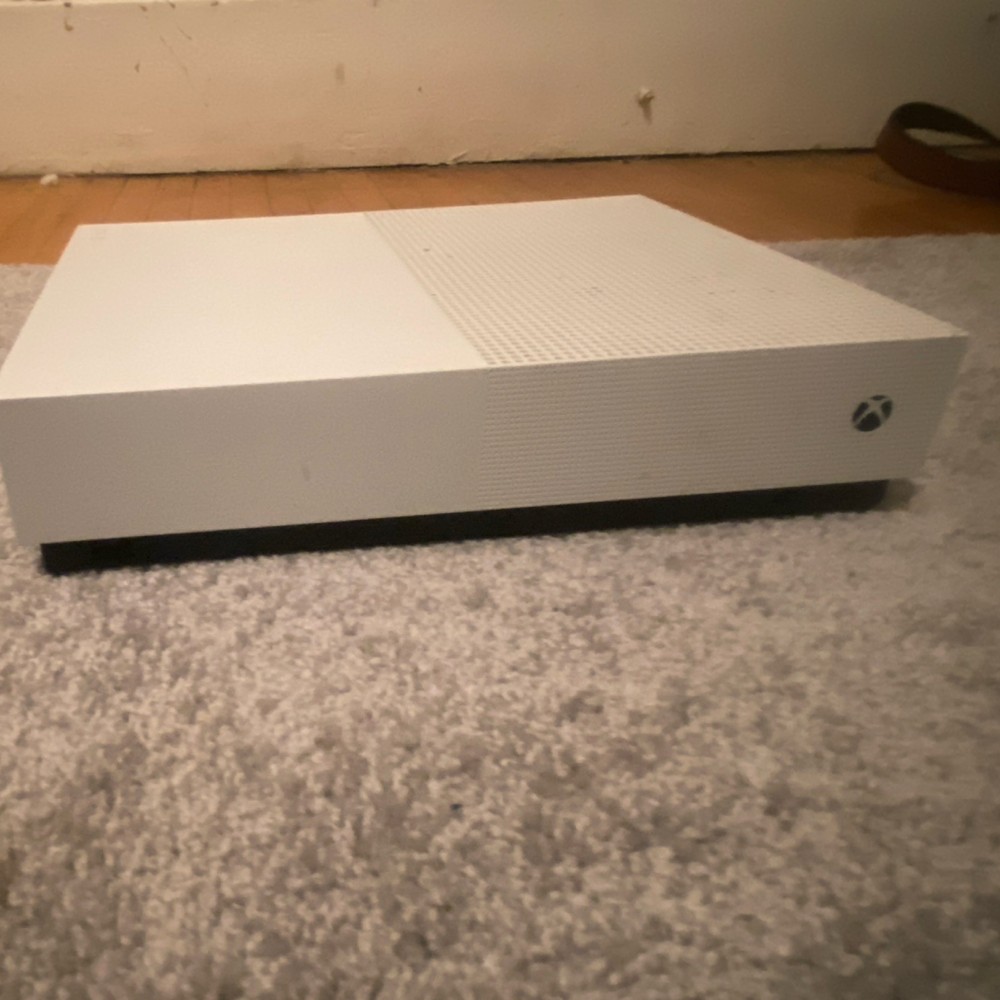 Microsoft Xbox One S White Home Console, White, HDMI Cable, Platform: Xbox One