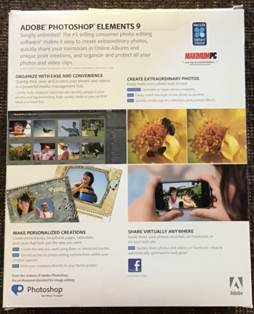 Adobe Photoshop Elements 9 2-Disc Set Complete