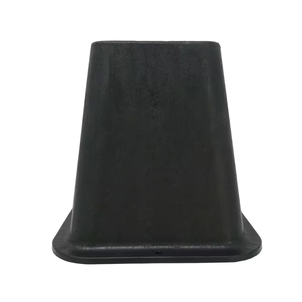 6 In. Black Bed Risers (4-Pack)