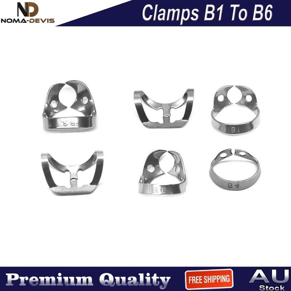 Dental Rubber Dam Clamps Tissue Premolar Retractor Endodontic Tools With Frame
