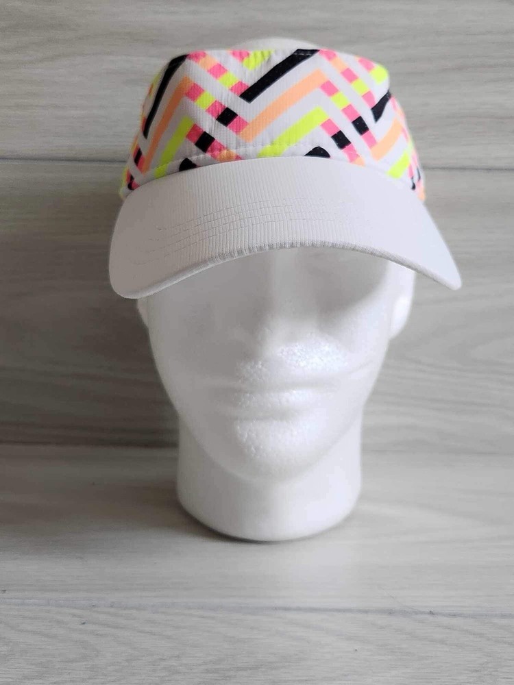 Slazenger Golf Impulse Chevron Stripe Visor White One Size New! Tags!