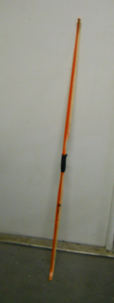 Locksley 0333 Archery Bow 54" Orange & White Striped NO String