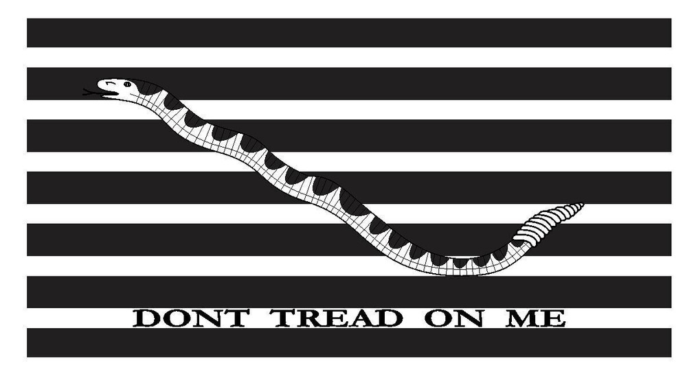 Dont Tread On Me Flag Sticker Decal