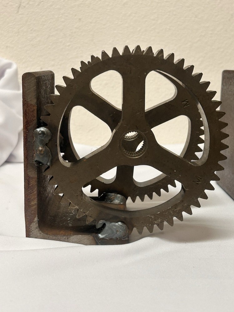 Decorative Gear Bookends