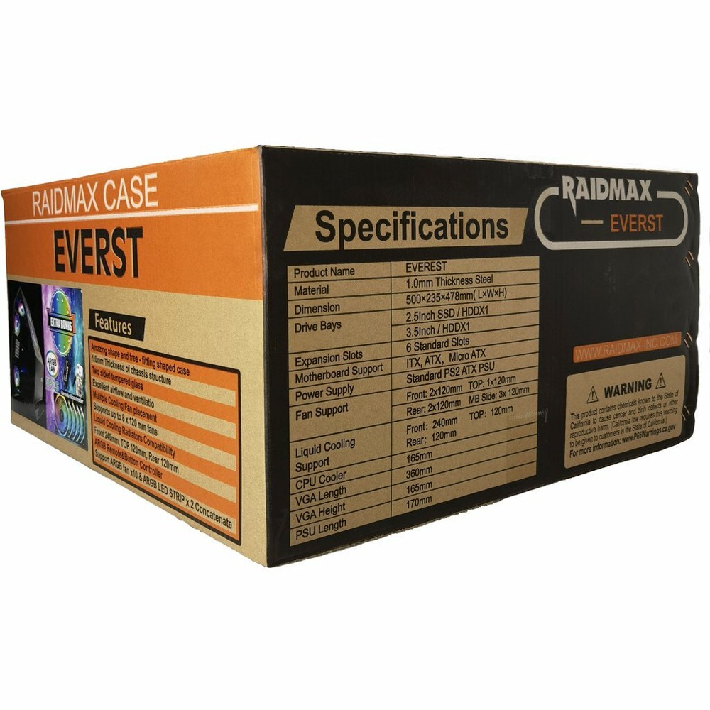 RAIDMAX EVERST ATX Computer Case