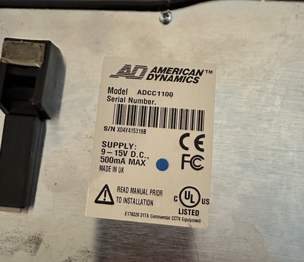 American Dynamics MegaPower Camera ControlCenter 1100 Matrix ADCC1100 CCTV