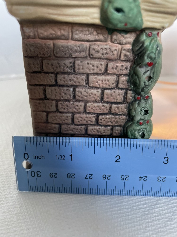 Vintage Fireplace Night Light Set With Original Box Works *READ*