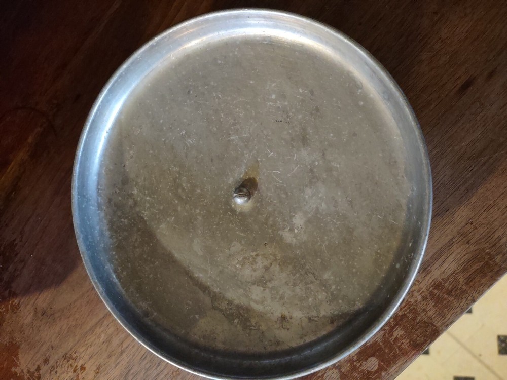 3 Vintage Mirror Replacement Pan Lids