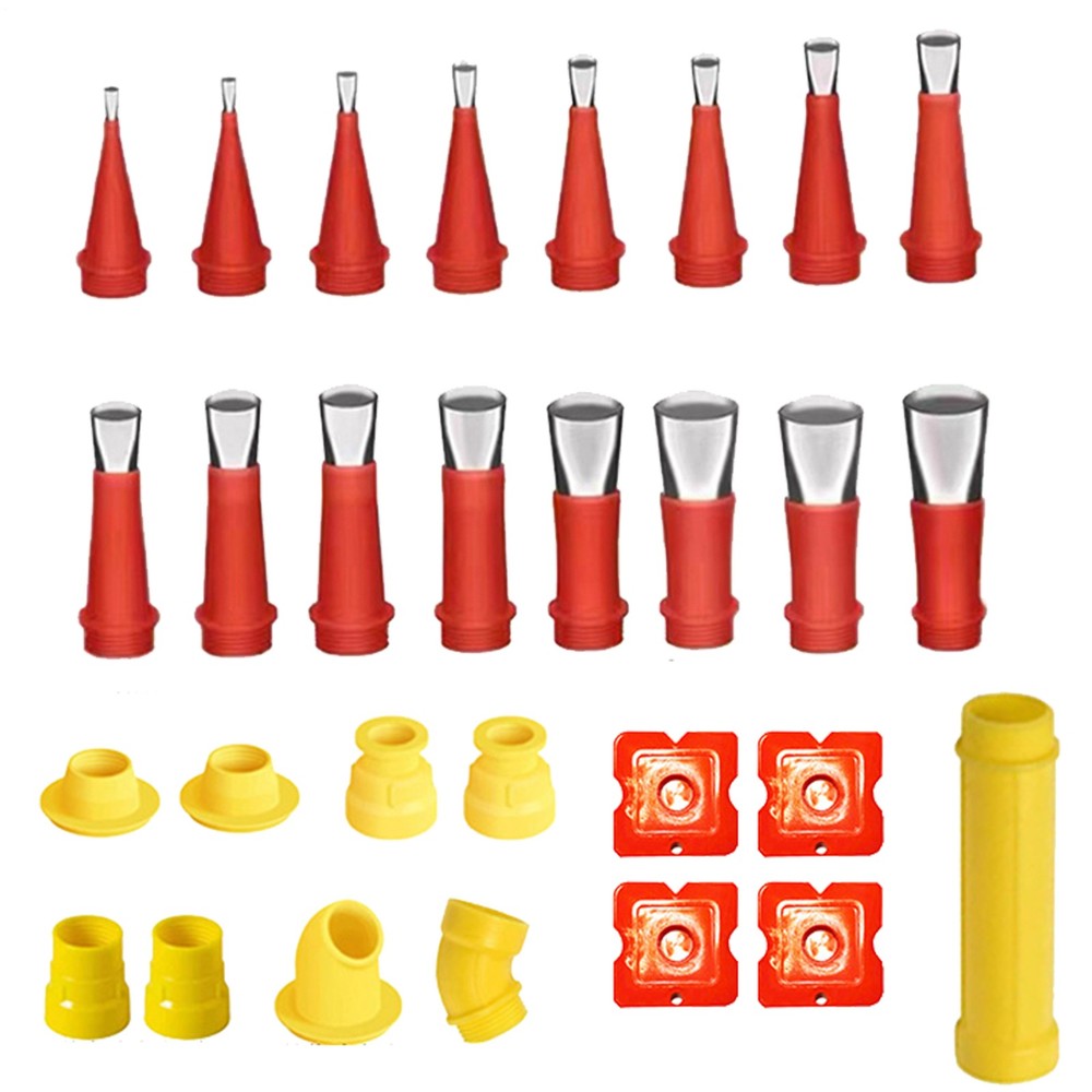 Universal Integrated Rubber Nozzle Tool Kit Reusable Rubber Nozzle Tool