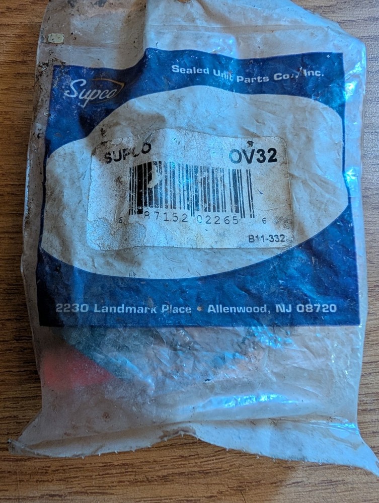 SUPCO Motor Overload Relay OV32