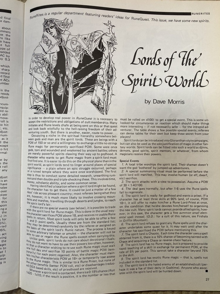 WHITE DWARF MAGAZINE, ISSUES 32 & 38, GAMES WORKSHOP, TOLKIEN, DUNGEONS DRAGONS