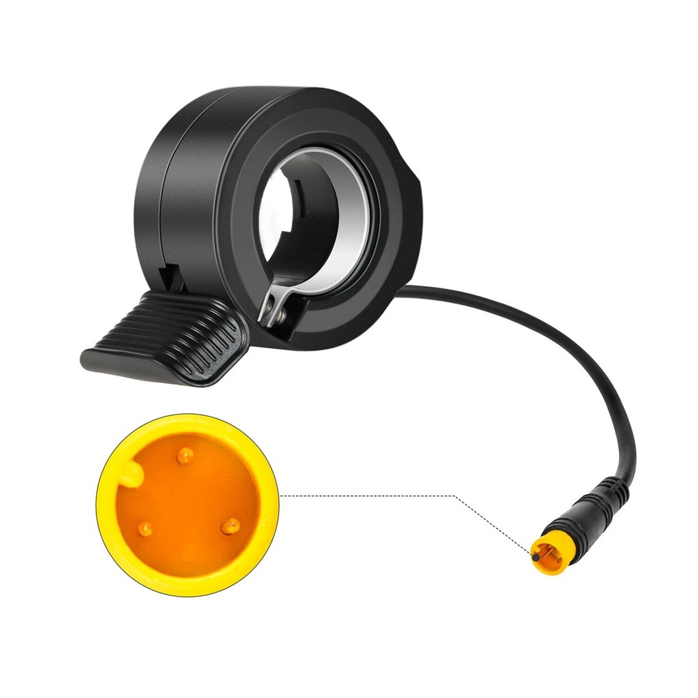 New Thumb Throttle Waterproof Plug Speed Control Accelerator for E-Bikes 1PCS