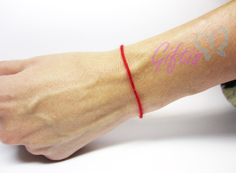5 pcs Original Kabbalah Red String Bracelet - 100% Wool - Powerful Protection...