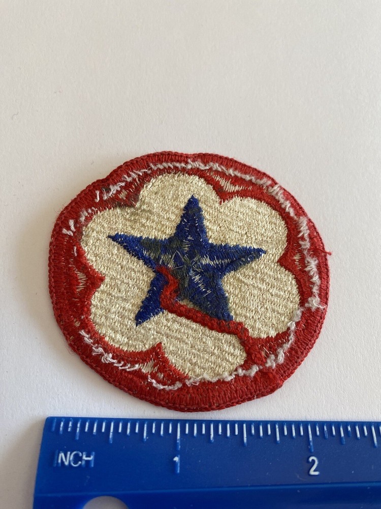 US Army Service Forces Patch Blue Star INV5493