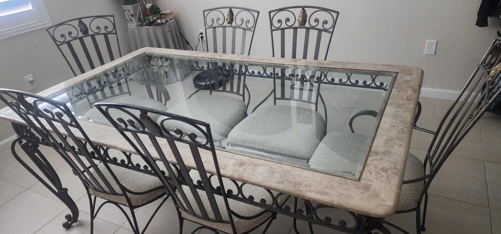 Dinning table set + Coffee Tables Set and Console 12 Pcs...