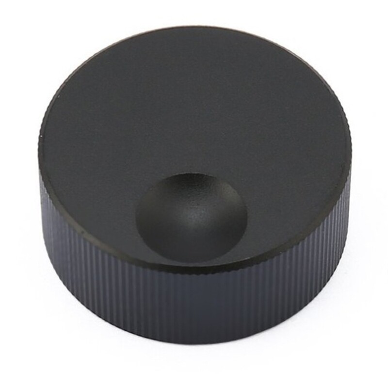 Control Knob 32x13mm Control Knob Black Frosted Solid Aluminum