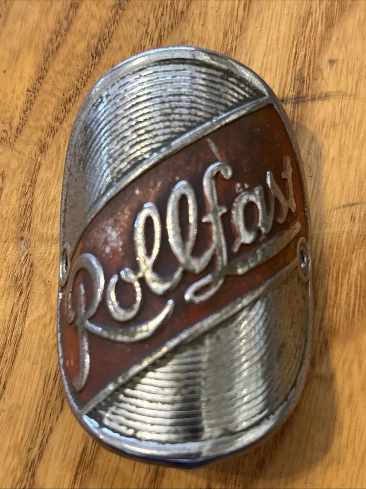 Vintage Rollfast Bicycle Head Badge