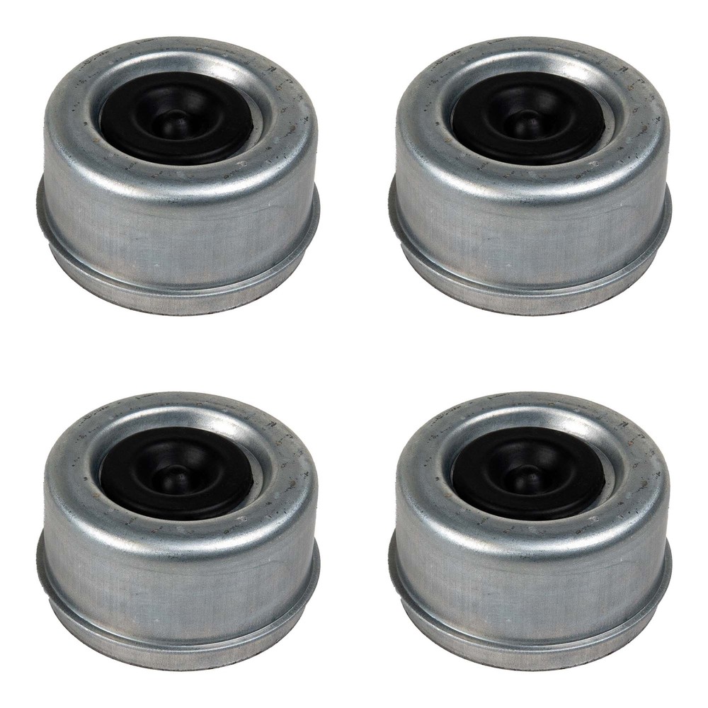 7k/8k Trailer Axle Hub Cap - 7000 lb/ 8000 lb Capacity - 2.72", Pack (4 pc)