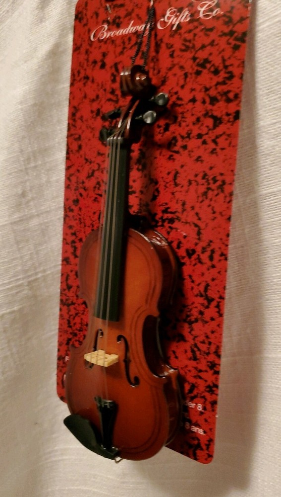 VIOLIN WOODEN ORNAMENT