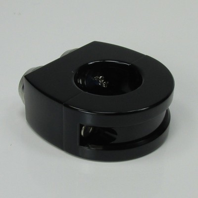 Billet Alum. 2-Button, Black Switch Block for 1" Handlebars Custom Chopper Cafe